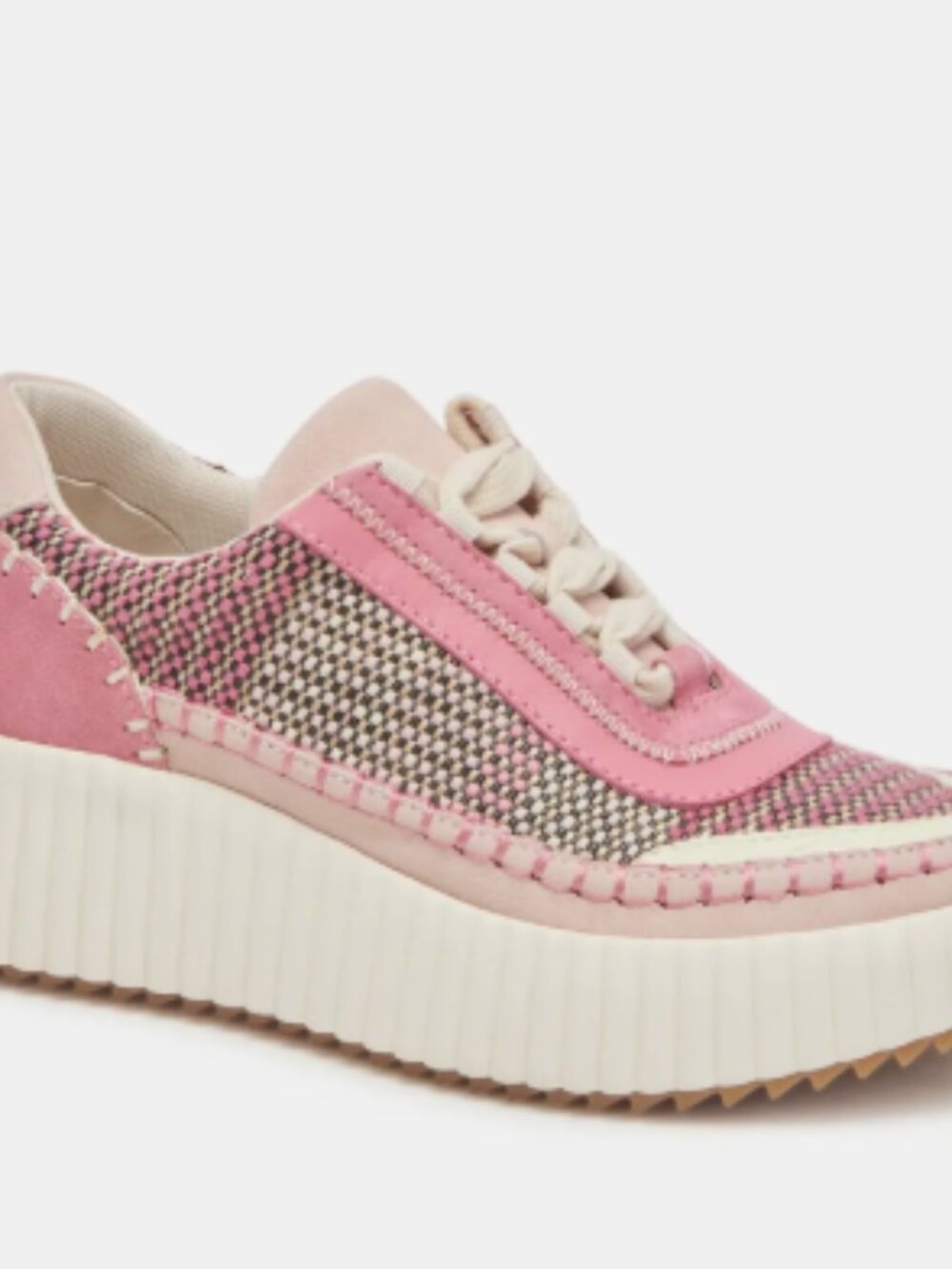 Dolce Vita Dolen Pink Multi Woven Sneaker - Size 11 - HS0437